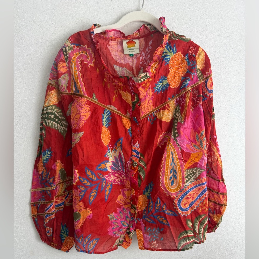 FARM Rio Multicolor Moroccan blouse - Picture 5 of 6